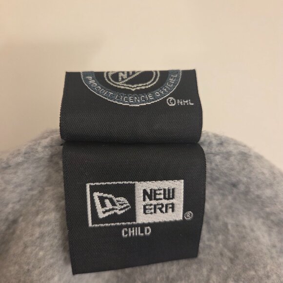 New Era Canucks Pom Beanie, Child Size, Like New - Picture 4 of 5